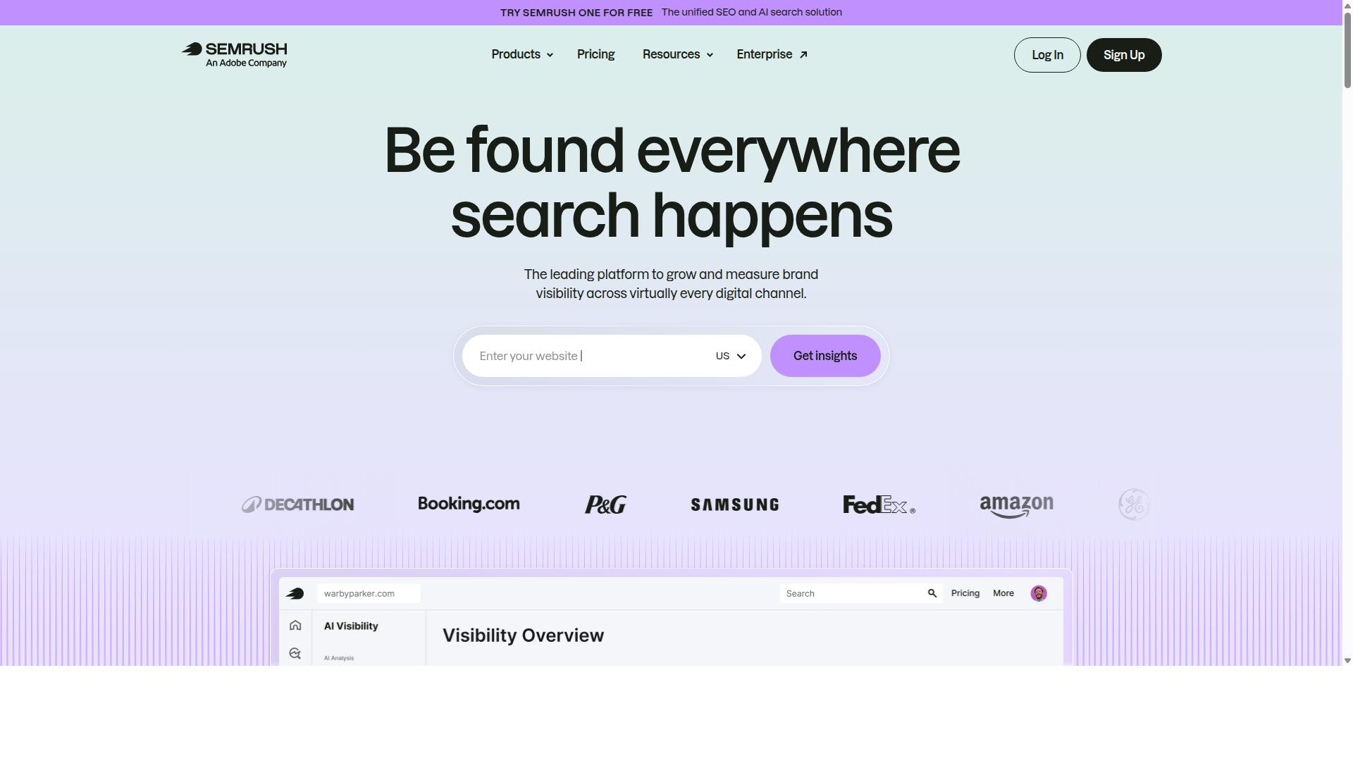 Semrush SEO Writing Assistant website